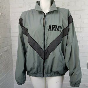 Army IPFU Jacket Reflective Windbreaker Large